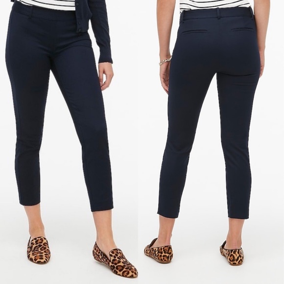 J. Crew Minnie Pant Stretch Twill Navy - Picture 10 of 10